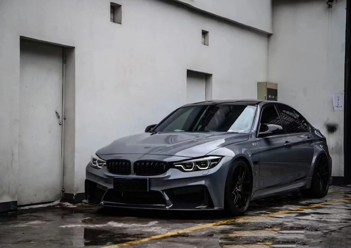For  F80 M3 / F82 M4 3D Semi Carbon Fiber Front Bumper Modification Kit - High Quality & Customized